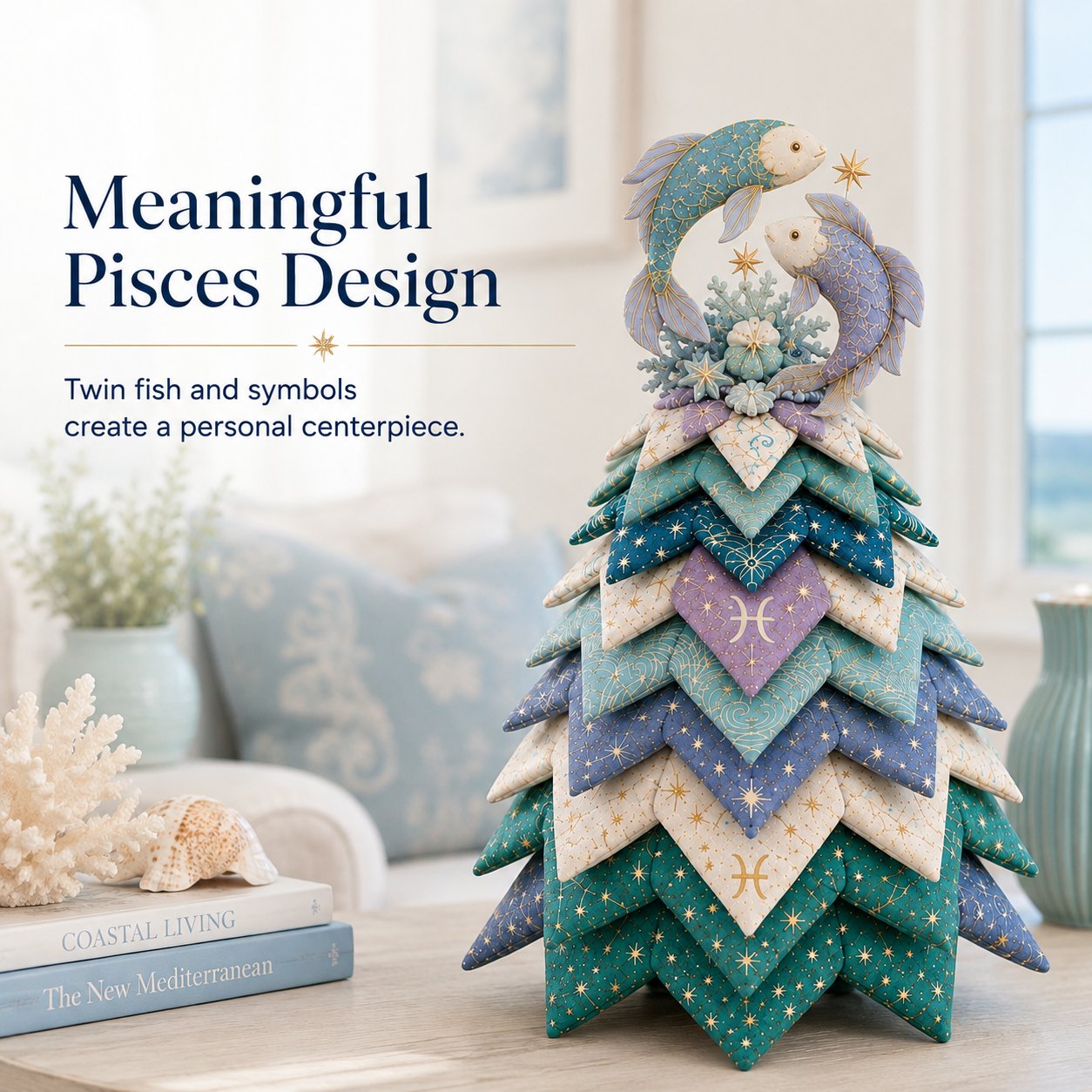 ⏳ Last Day 49% OFF – ♓ Beginner-Friendly DIY Layered Pisces Zodiac Quilted Tree Kit | Complete Kit with All Tools & Step-by-Step Guide Included 💕