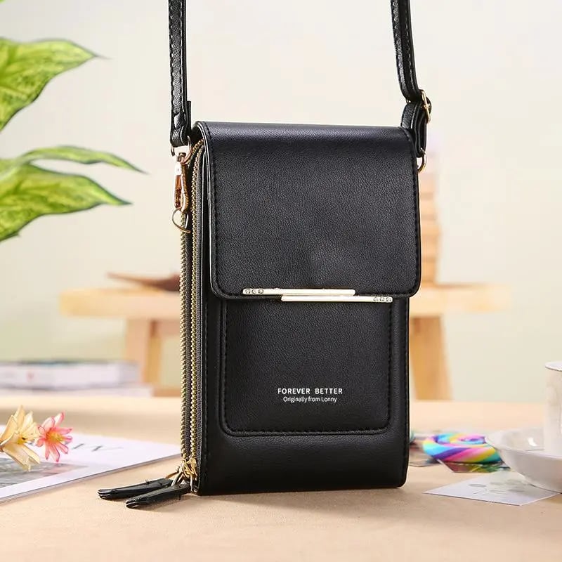 🏆Last Day Promotion：ONLY ￡8.99‼️👜📱 Simple and elegant women's touchscreen crossbody phone wallet