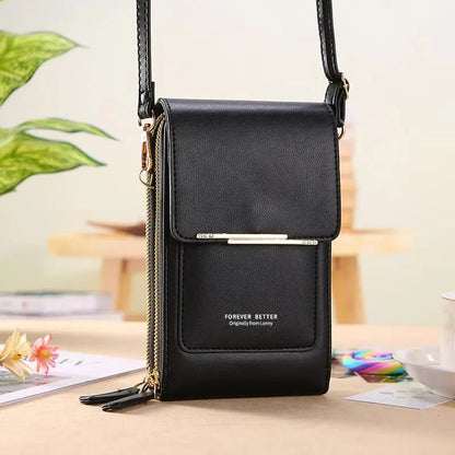 🏆Last Day Promotion：ONLY ￡8.99‼️👜📱 Simple and elegant women's touchscreen crossbody phone wallet