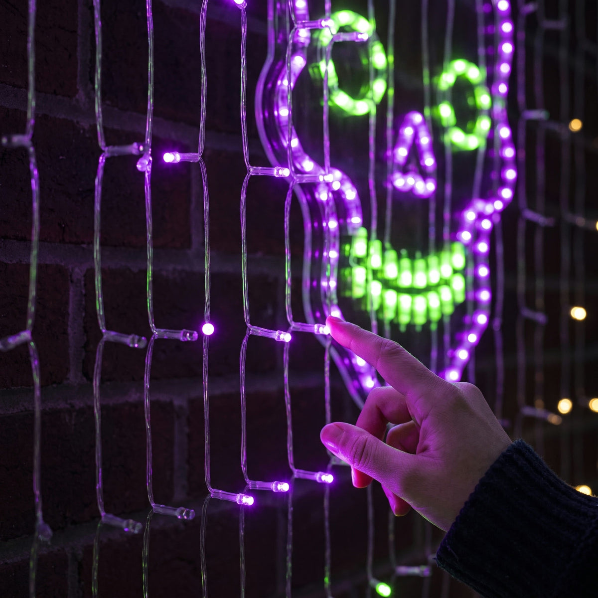 Controlled LED Light Curtain | Custom Pattern Wall Lights