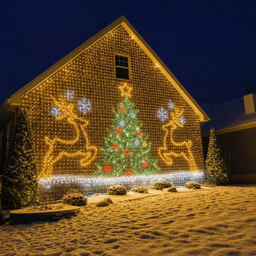 Controlled LED Light Curtain | Custom Pattern Wall Lights