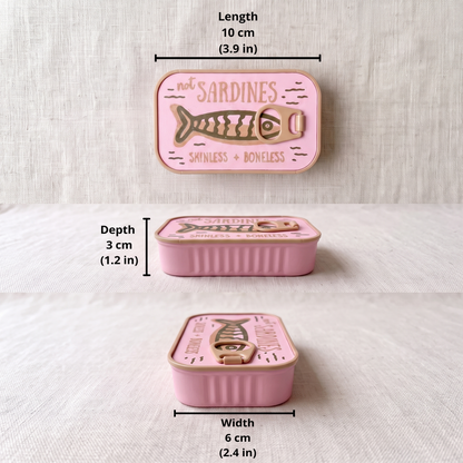 🐟Sardine Tin Travel Jewelry Case