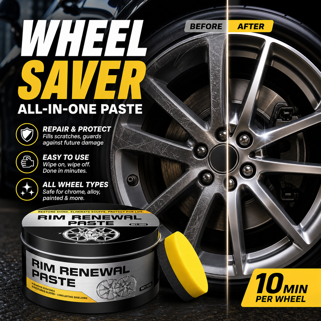🥳2026 HOT SALE🥳💞50K+ SOLD!💨✨All-in-One Wheel Care & Restoration Paste