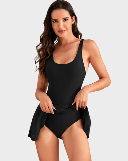 👙Last Day Special Price ￡22.99!!💃Women's One Piece Tummy Control Tie Knot Swimsuit