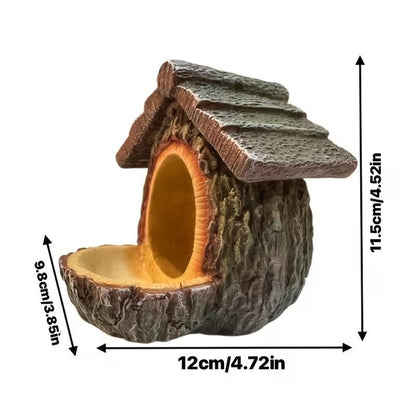 Vintage Treehouse Shape Bird Feeder