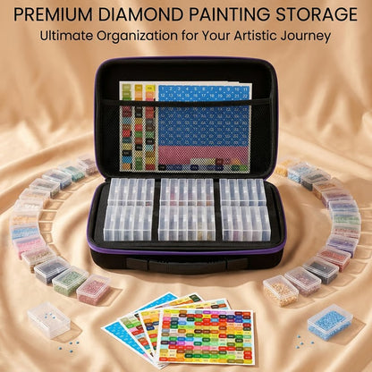 Premium Portable Diamond Painting Organizer Kit