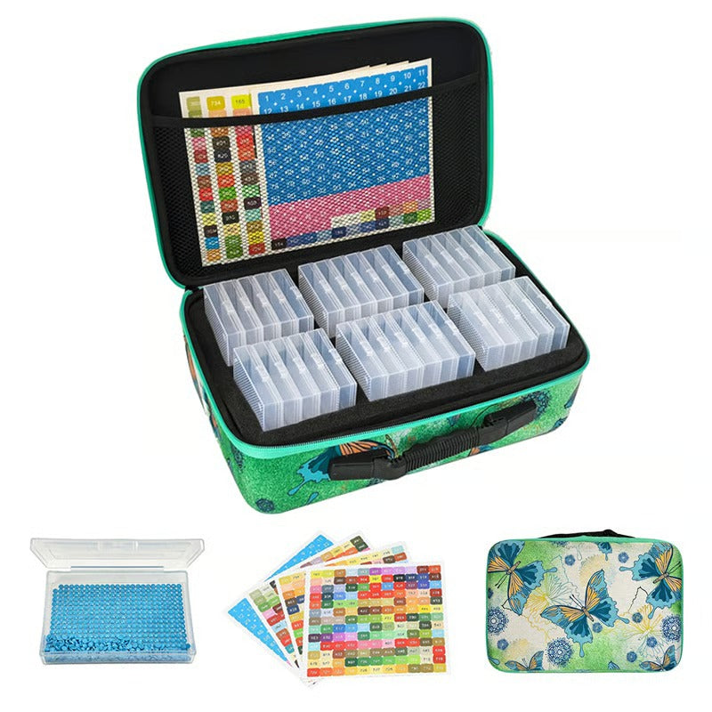 Premium Portable Diamond Painting Organizer Kit