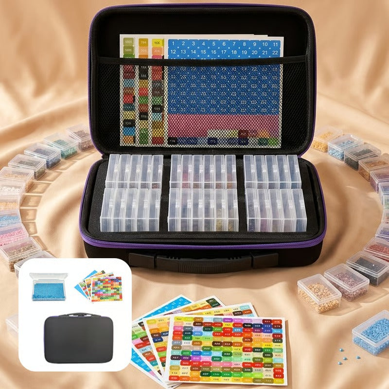 Premium Portable Diamond Painting Organizer Kit