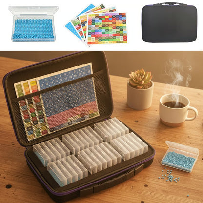 Premium Portable Diamond Painting Organizer Kit