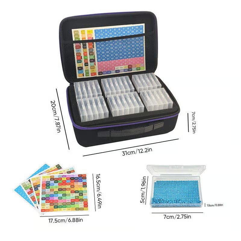 Premium Portable Diamond Painting Organizer Kit