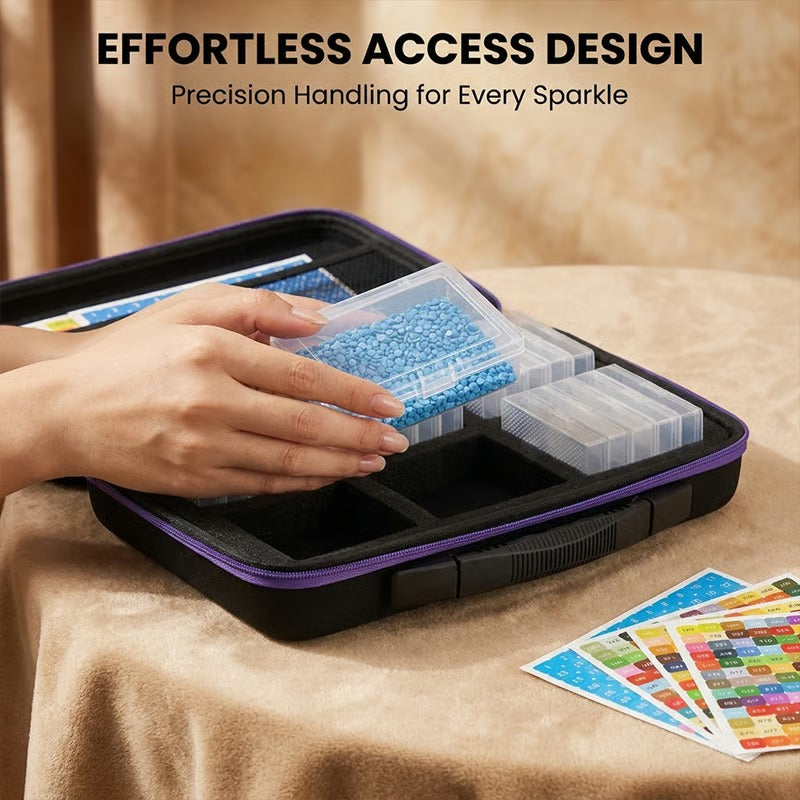 Premium Portable Diamond Painting Organizer Kit