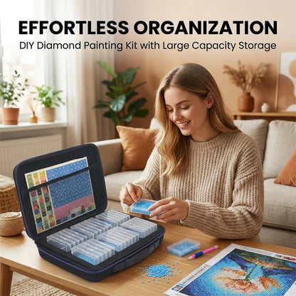 Premium Portable Diamond Painting Organizer Kit