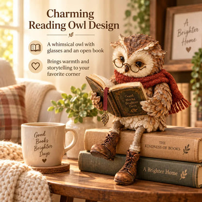 🦉 Lezende uil beeldje
