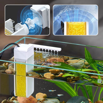 🐕2026 HOT SALE🥳💞50K+ SOLD!Multifunctional Mini Filter for Small Fish Tank