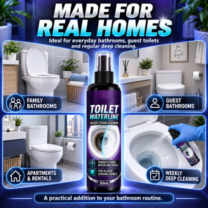 🥳BUY 1 GET 1 FREE🥳Waterline Cleaner! Targets black rings, clinging formula & less scrubbing. Clean bowl – grab yours! ✅