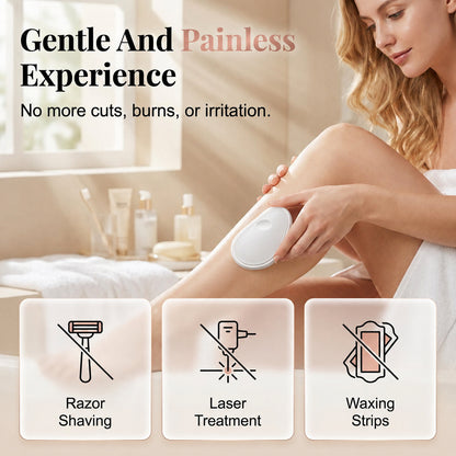 🪞 Palm-Fit Hair Eraser for Quick At-Home Grooming