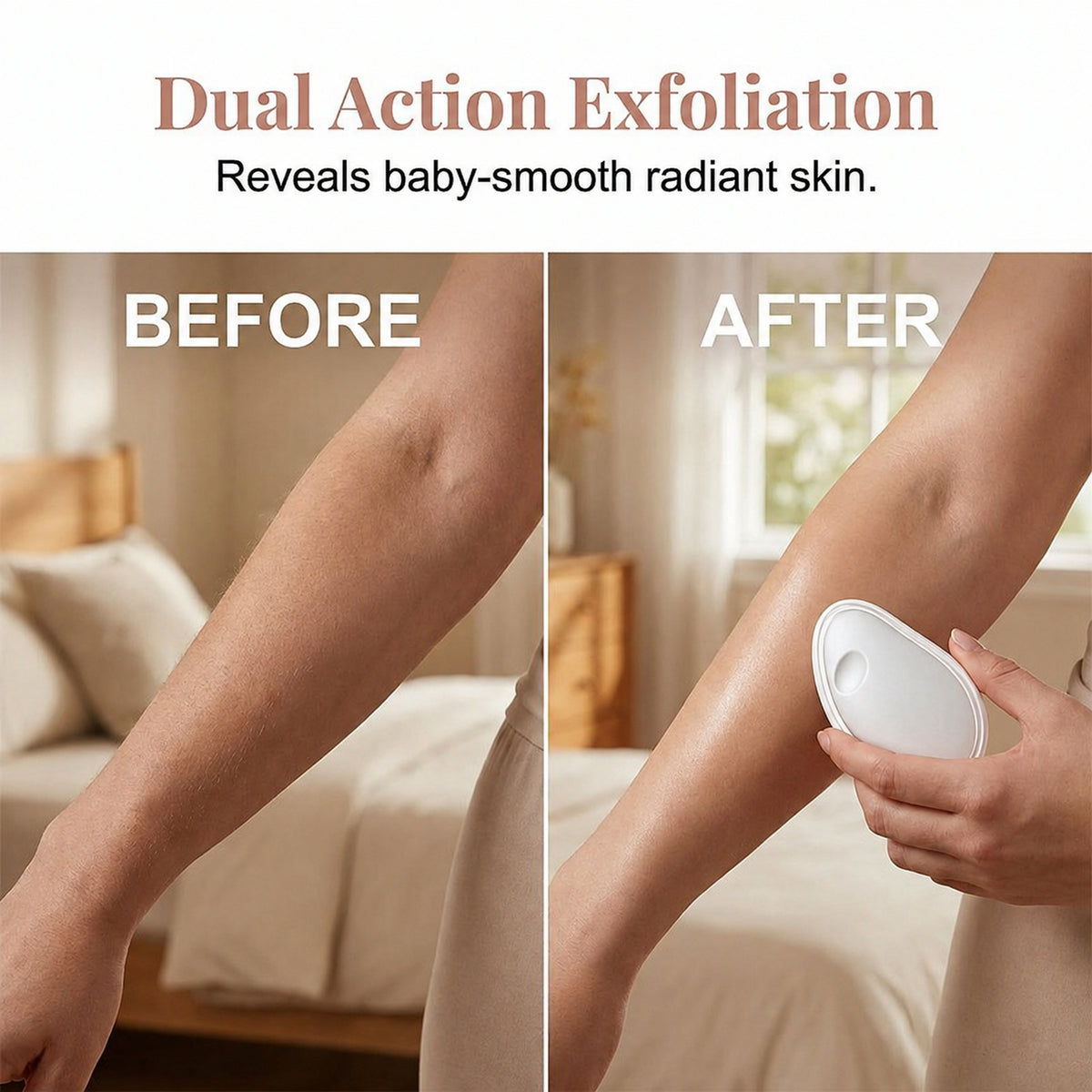 🪞 Palm-Fit Hair Eraser for Quick At-Home Grooming