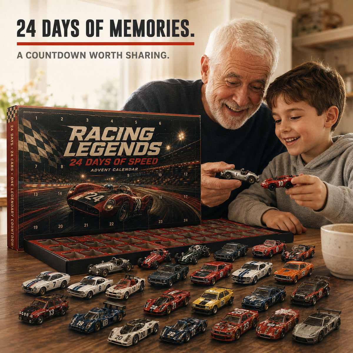 🏆Racing legends advent calendar 24 days of speed