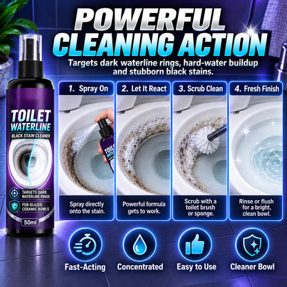 🥳BUY 1 GET 1 FREE🥳Waterline Cleaner! Targets black rings, clinging formula & less scrubbing. Clean bowl – grab yours! ✅