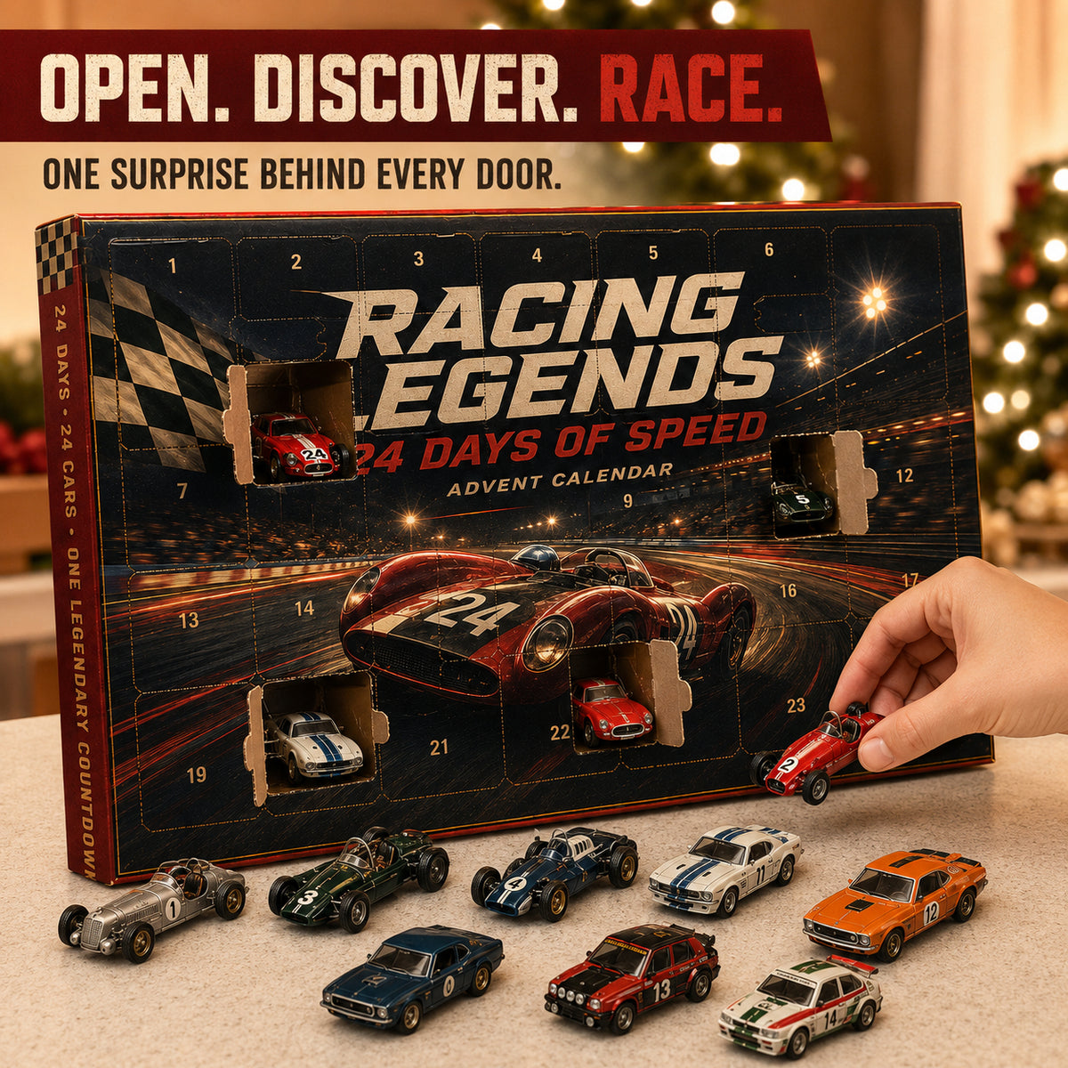 🏆Racing legends advent calendar 24 days of speed