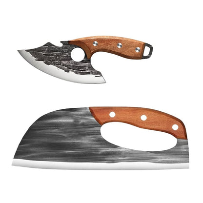 Hand-Forged Kitchen Knife Set