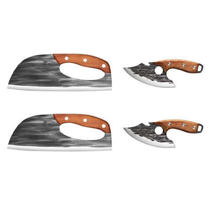 Hand-Forged Kitchen Knife Set