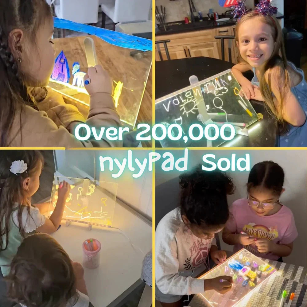 ✨LAST WEEK SPECIAL PRICE: ￡19.99!!⏳🎨Luminous Led Drawing Board For Children