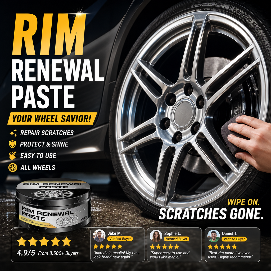 🥳2026 HOT SALE🥳💞50K+ SOLD!💨✨All-in-One Wheel Care & Restoration Paste