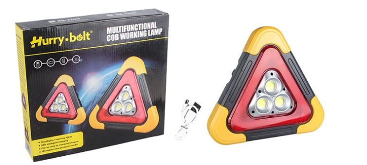 ⏰ LIMITED TIME 50% OFF! 🔥 2-IN-1 Solar Emergency Triangle Warning Light at the Roadside