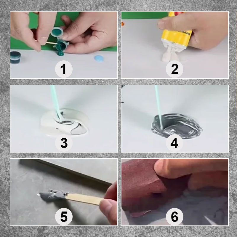 Tile & Stone Crack Repair Kit - Professional-Grade Filler for Sealing Gaps, Waterproof & Color-Matching Formula 🛠️💧
