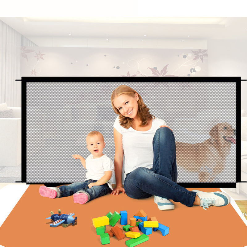 🎉 2026 SALE 50% OFF! 💞 Pet Mesh Gate for Stairs – Drill-Free, Foldable & Portable, Safe Barrier for Dogs & Cats 🐾