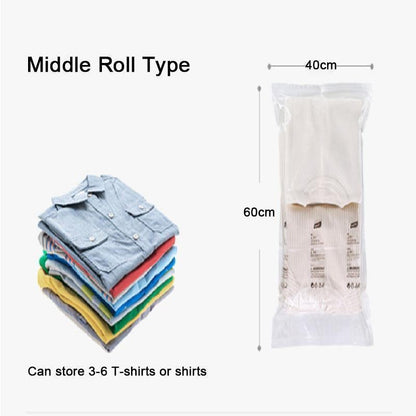 ⏳LAST DAY SALE ONLY !🏆🧳No‑Pump Vacuum Storage Bags – Press & seal, no pump needed. Saves 80% space, keeps clothes dry & dust‑free. Perfect for bulky bedding & off‑season gear. 🛏️🗄️