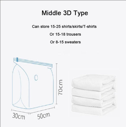 ⏳LAST DAY SALE ONLY !🏆🧳No‑Pump Vacuum Storage Bags – Press & seal, no pump needed. Saves 80% space, keeps clothes dry & dust‑free. Perfect for bulky bedding & off‑season gear. 🛏️🗄️