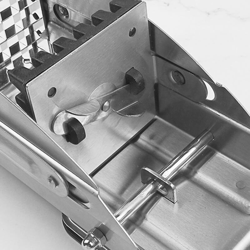 🥔 49% OFF! Stainless Steel Potato & Vegetable Slicer | Strong Suction Base | One-Hand Operation | Quick & Easy Food Prep 🥕