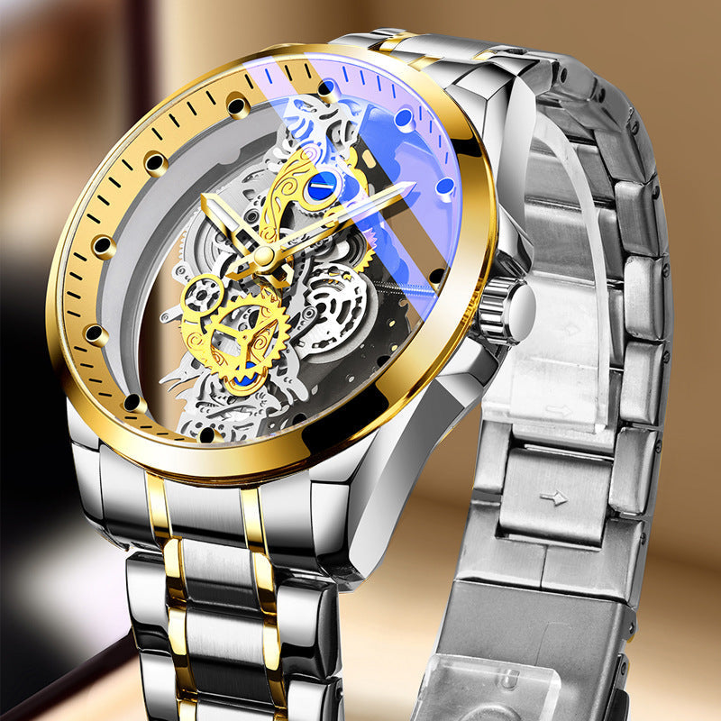 📢📢50% OFF !! ⏰Double-Sided Skeleton Automatic Tourbillon Non-Mechanical Movement Watches