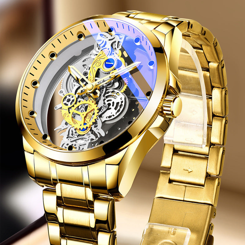 📢📢50% OFF !! ⏰Double-Sided Skeleton Automatic Tourbillon Non-Mechanical Movement Watches