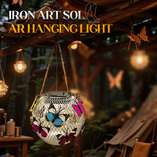 🎁2026 New Arrivals 50% OFF💥Solar Pendant Lamp Art Of Iron
