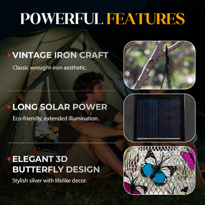 🎁2026 New Arrivals 50% OFF💥Solar Pendant Lamp Art Of Iron