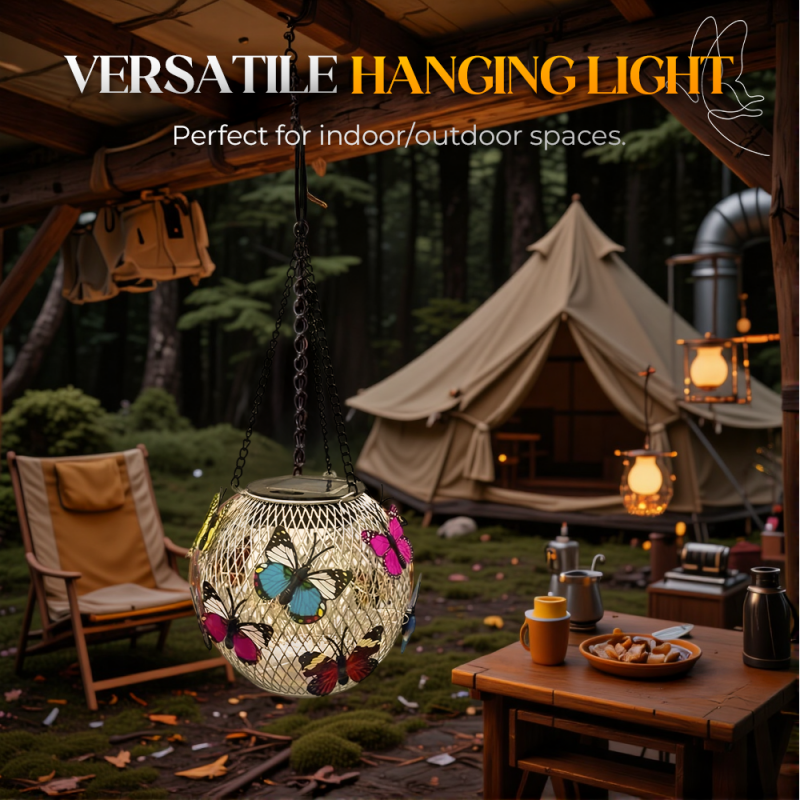 🎁2026 New Arrivals 50% OFF💥Solar Pendant Lamp Art Of Iron