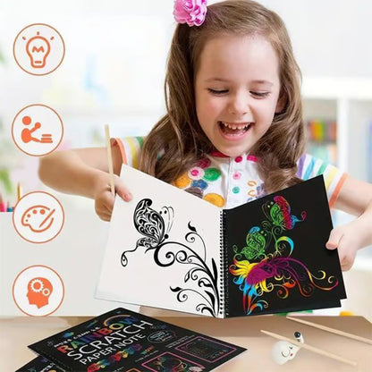 🔥Hot Sale 50% OFF🌈✍️Rainbow Magic Scratch Paper