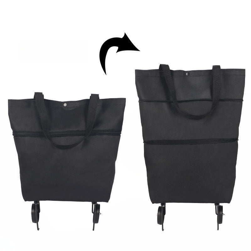 📢📢49% OFF !! ⏰2-in-1 Foldable Shopping Cart