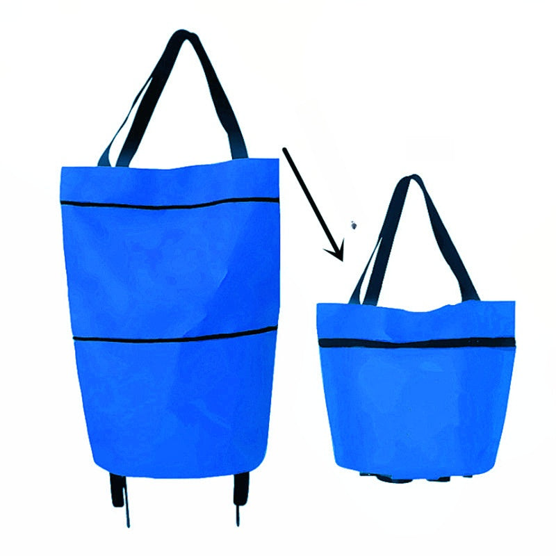 📢📢49% OFF !! ⏰2-in-1 Foldable Shopping Cart