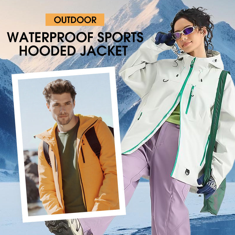 ⏳Time-Limited Special Price - save 59%⏰ Outdoor Waterproof Sports Hooded Jacket