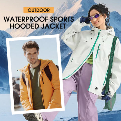 ⏳Time-Limited Special Price - save 59%⏰ Outdoor Waterproof Sports Hooded Jacket