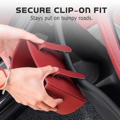 🥳2026 HOT SALE🥳💞50K+ SOLD!🚗🧺 49% OFF! Leather Car Door Cup Holder – Wide‑mouth opening, easy reach for drinks & phone. Clip‑on secure fit. PU leather, tough & stylish. 🛡️✨
