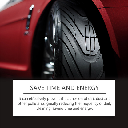 ✨ Tire wax – restores black gloss, blocks UV, repels dirt. Easy & Quick! 🚗