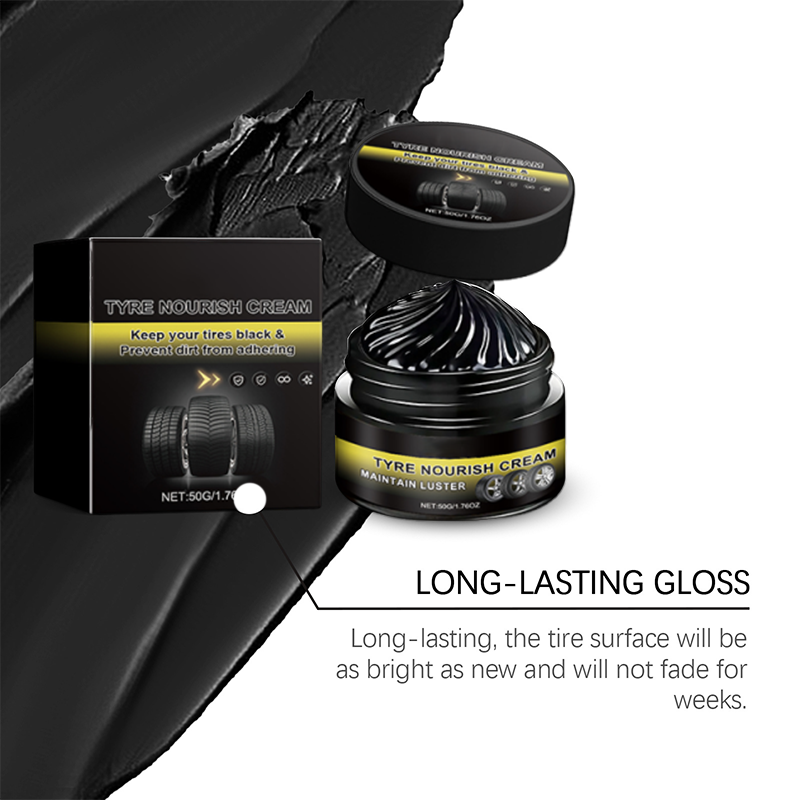 ✨ Tire wax – restores black gloss, blocks UV, repels dirt. Easy & Quick! 🚗