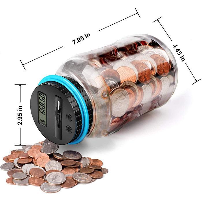 📢📢50% OFF !! ⏰Watch Savings Grow – Digital Money Box with Auto Coin Counting & Target Setting