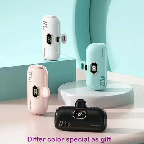 ⚡ChargeGo™ 5000mAh Mini Power Bank – Ultra-Portable & Universally Compatible🔋📱