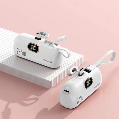 ⚡ChargeGo™ 5000mAh Mini Power Bank – Ultra-Portable & Universally Compatible🔋📱